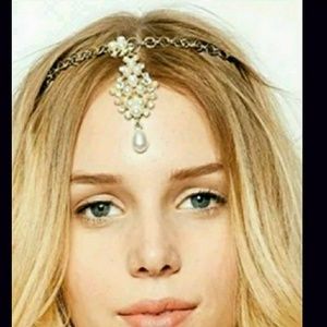 Rhinestone jewelry headpiece